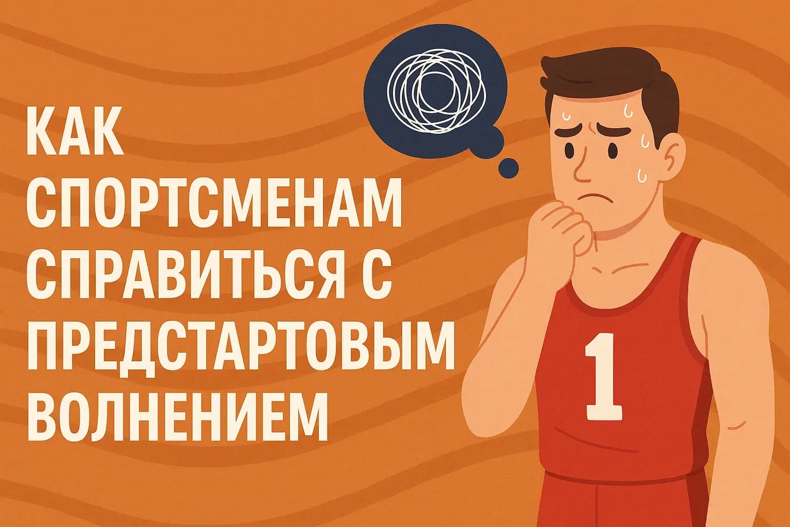 How can athletes handle pre-start nerves?